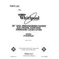 WHIRLPOOL SF302BERW6 Katalog Części