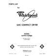WHIRLPOOL LG4931XMW0 Katalog Części