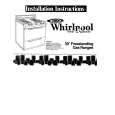 WHIRLPOOL SF3000ERW1 Instrukcja Instalacji