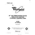WHIRLPOOL SF310PEPW0 Katalog Części