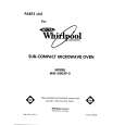WHIRLPOOL MW1000XP0 Katalog Części