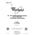 WHIRLPOOL SF3100SRW0 Katalog Części