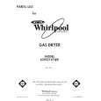 WHIRLPOOL LG9521XTW0 Katalog Części