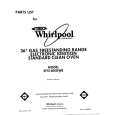 WHIRLPOOL SF5140ERW8 Katalog Części