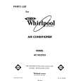 WHIRLPOOL AC1052XS1 Katalog Części