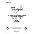 WHIRLPOOL SF365BEPW1 Katalog Części