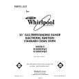 WHIRLPOOL SF3000ERW2 Katalog Części
