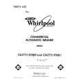 WHIRLPOOL CA2751XSW0 Katalog Części