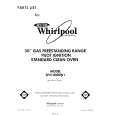 WHIRLPOOL SF3100SRW1 Katalog Części