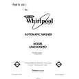 WHIRLPOOL LA6058XSW0 Katalog Części