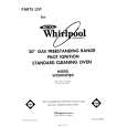 WHIRLPOOL SF3000SPW0 Katalog Części