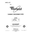 WHIRLPOOL MW1200XS0 Katalog Części