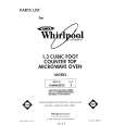 WHIRLPOOL MW8650XS5 Katalog Części