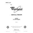 WHIRLPOOL EV150FXWN02 Katalog Części