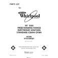 WHIRLPOOL SF3020ERW0 Katalog Części