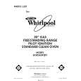WHIRLPOOL SF305ESRW5 Katalog Części