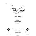 WHIRLPOOL LG3001XSW0 Katalog Części