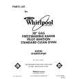 WHIRLPOOL SF304BSWW0 Katalog Części
