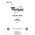 WHIRLPOOL LE5780XMW2 Katalog Części