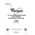 WHIRLPOOL SF335ESRW1 Katalog Części