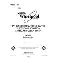 WHIRLPOOL SF302BERW4 Katalog Części