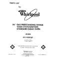 WHIRLPOOL SF5140EKW0 Katalog Części
