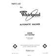 WHIRLPOOL LA7700XPW1 Katalog Części