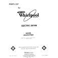 WHIRLPOOL LE6600XPW0 Katalog Części