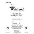 WHIRLPOOL MW8600XL0 Katalog Części