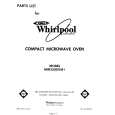 WHIRLPOOL MW3500XM1 Katalog Części