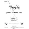 WHIRLPOOL MW1000XW0 Katalog Części