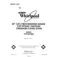 WHIRLPOOL SF3020ERW4 Katalog Części