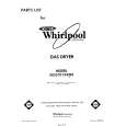 WHIRLPOOL 3LG5701XSW0 Katalog Części