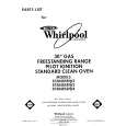 WHIRLPOOL SF3040SRW3 Katalog Części