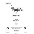 WHIRLPOOL LG5796XPW0 Katalog Części