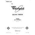 WHIRLPOOL EV110CXRW0 Katalog Części