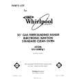 WHIRLPOOL SF3100ERW1 Katalog Części
