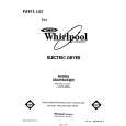 WHIRLPOOL LE6098XSW0 Katalog Części