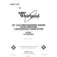 WHIRLPOOL SF332BSRW5 Katalog Części