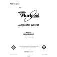 WHIRLPOOL LA7400XMW2 Katalog Części