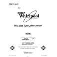 WHIRLPOOL MW8700XS1 Katalog Części