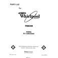 WHIRLPOOL EV130EXSW00 Katalog Części