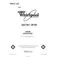 WHIRLPOOL LE5800XPW1 Katalog Części