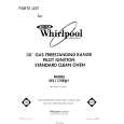 WHIRLPOOL SF3117SRW1 Katalog Części