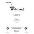 WHIRLPOOL LG5601XKW0 Katalog Części