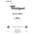 WHIRLPOOL EV130FXKW2 Katalog Części