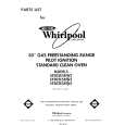 WHIRLPOOL SF302ESRW2 Katalog Części