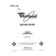 WHIRLPOOL LE7800XSW3 Katalog Części
