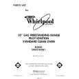 WHIRLPOOL SF3021ERW1 Katalog Części