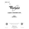 WHIRLPOOL MW3500XP2 Katalog Części